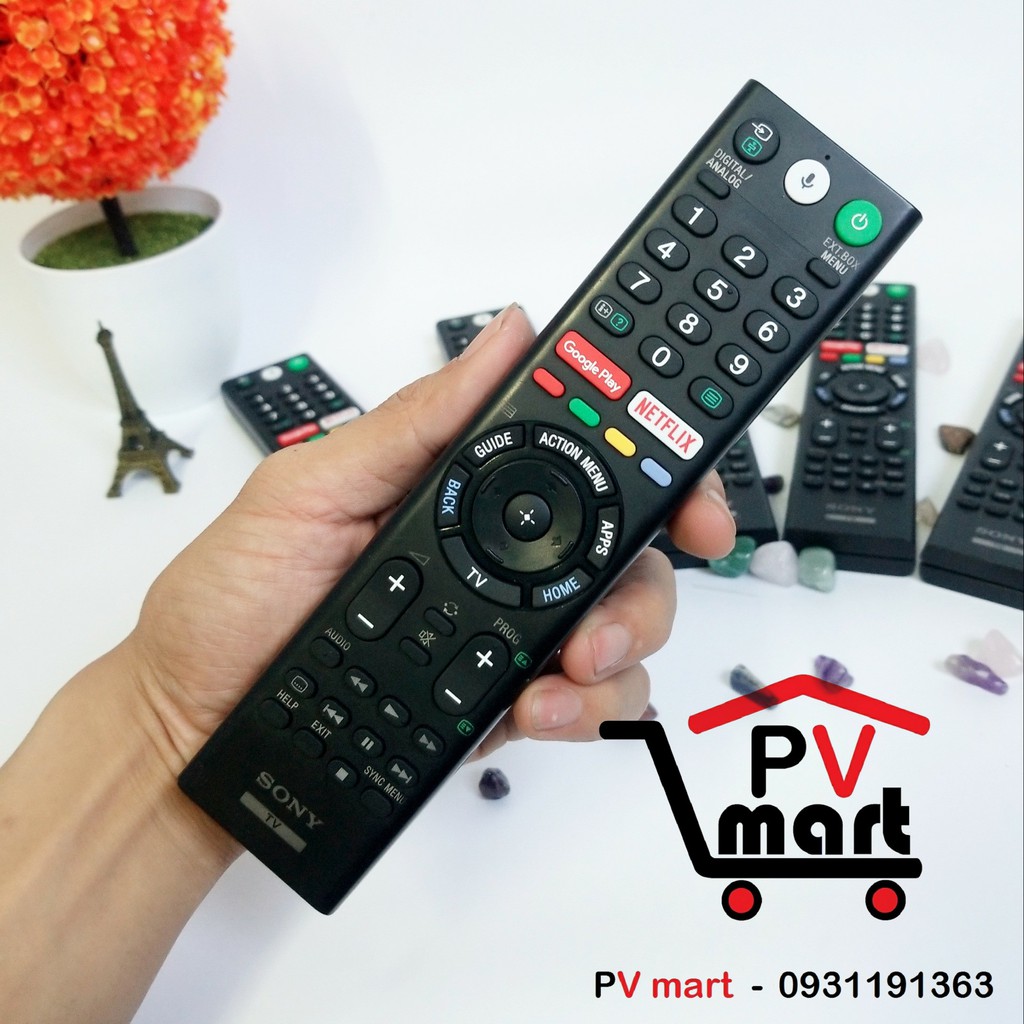 Điều khiển tivi SONY giọng nói RMF-TX200P . remote tivi sony giọng nói