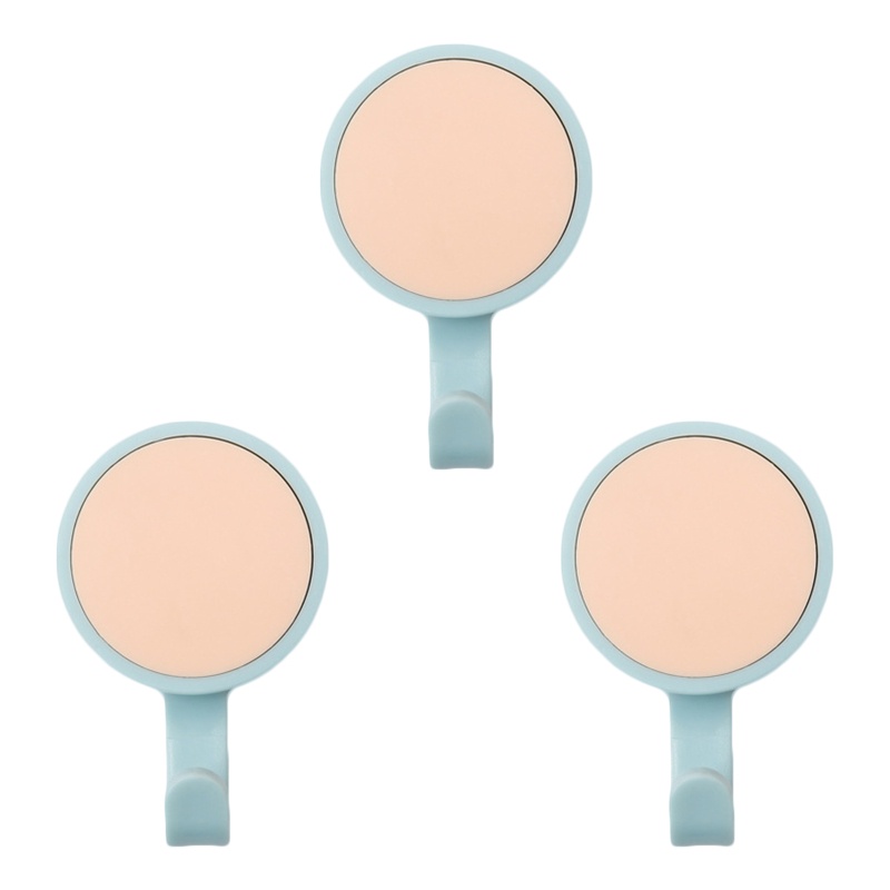 Bộ 3 Móc Treo Đồ Dán Tường Siêu Dính Chống Thấm Nước Tiện Dụng Cho Phòng Tắm / Nhà Bếp