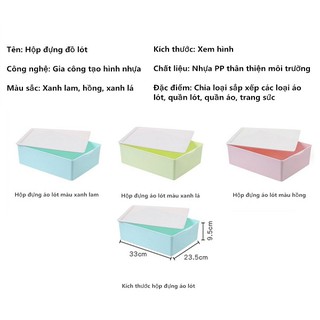 ( TIỆN - GỌN - ĐẸP) Khay Đựng Áo Ngực HomeStar
