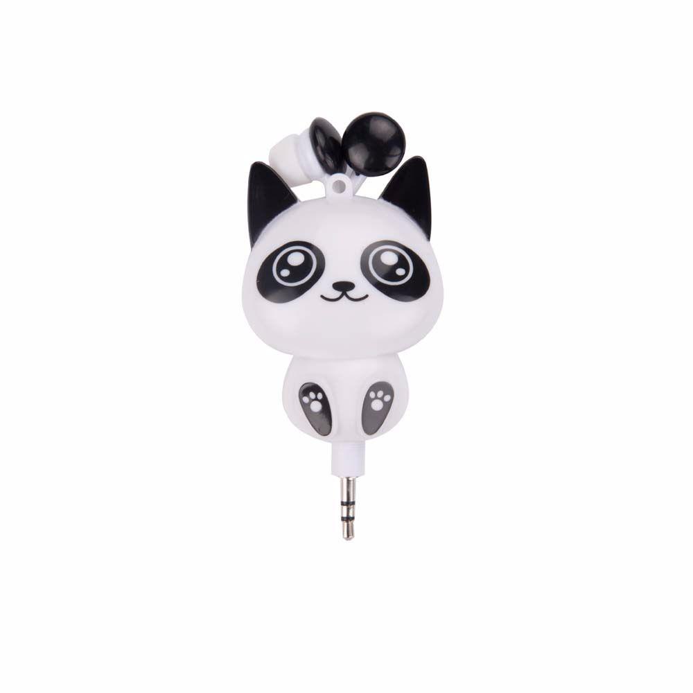 Tai Nghe Có Dây 3.5mm Hình Gấu Trúc Hoạt Hình Đáng Yêu