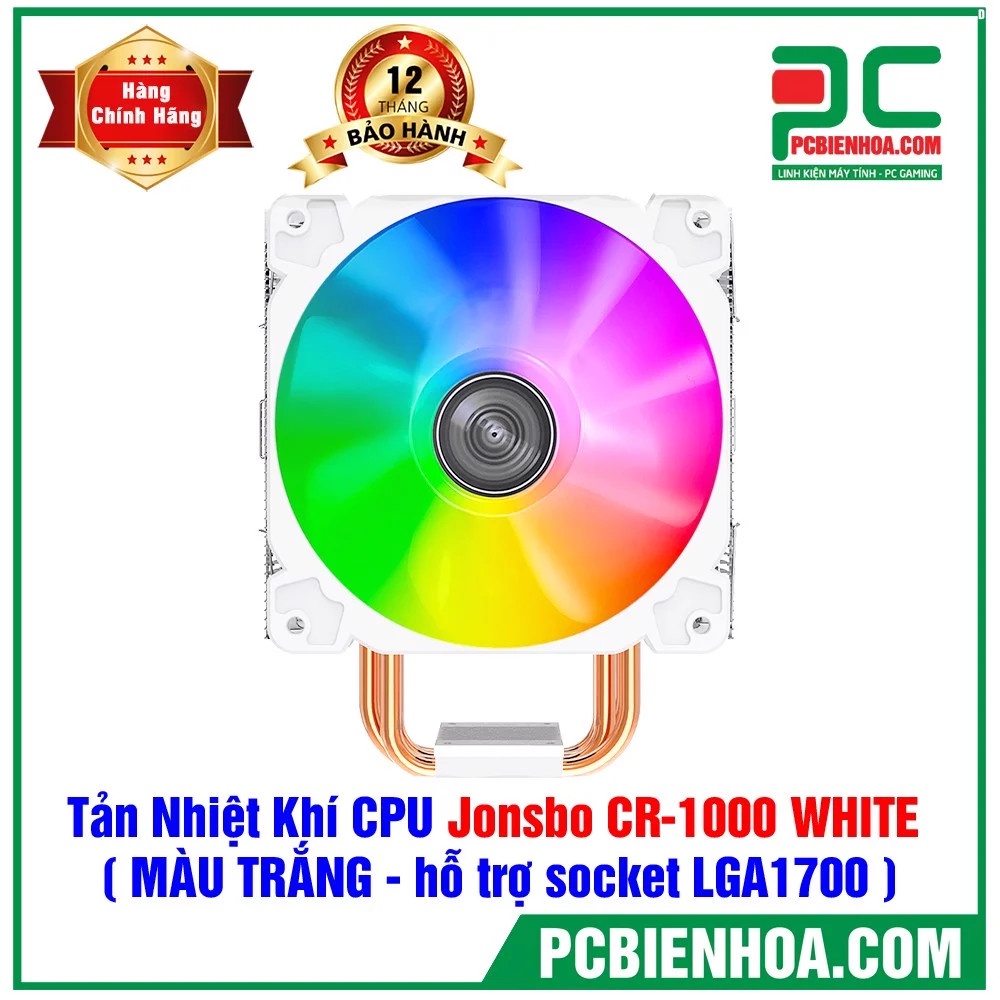 TẢN NHIỆT KHÍ CPU JONSBO CR1000 RGB ( hỗ trợ 1700 gen 12 )
