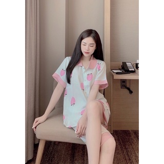Bộ Nhà Lửng Chất Lụa Mango Mát Lạnh