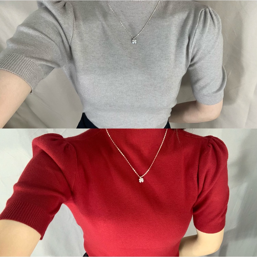 Áo Len Basic UNIZ (5 Màu), Dáng Dài, Tay Lỡ, Tay Bồng, Cổ Tròn, Trơn, Vải Len Mềm Nhẹ | BigBuy360 - bigbuy360.vn