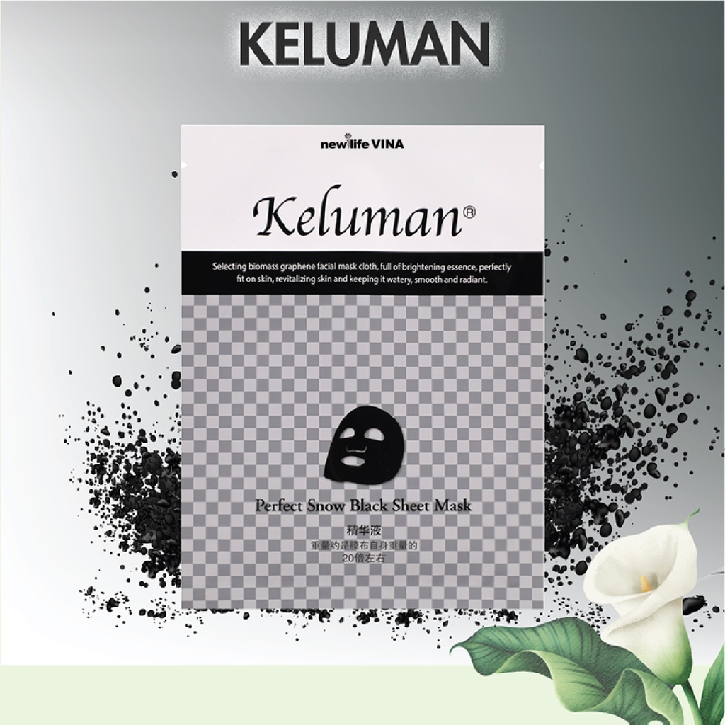 Mặt Nạ Newlife Keluman Than Hoạt Tính Làm Sáng Da Cao Cấp 10 Miếng