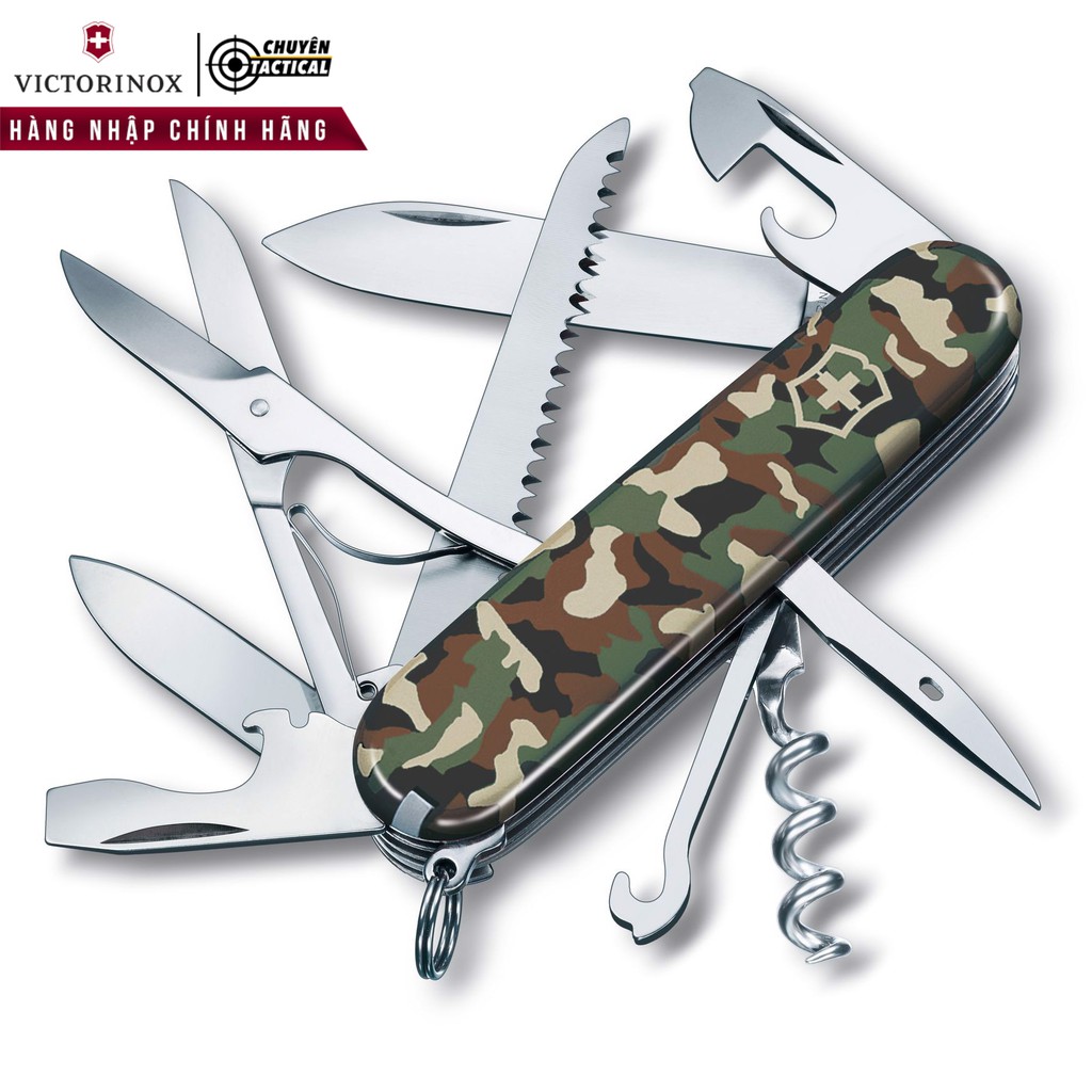 [PHÂN PHỐI CHÍNH HÃNG] Dụng Cụ Đa Năng Victorinox Huntsman 1.3713