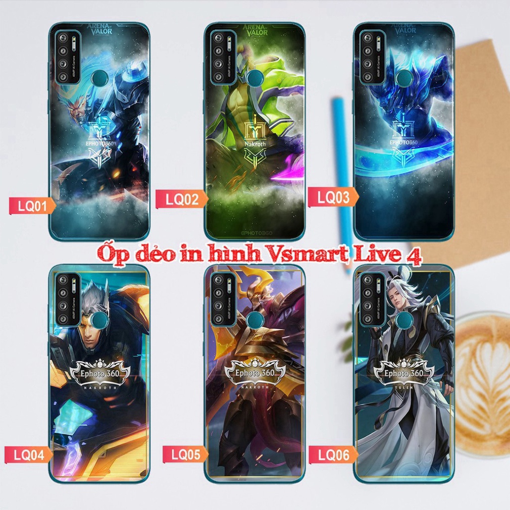 Ốp Dẻo TPU - Vsmart Live,Live 4,Joy 4,Active3,Joy 3,Joy2+,Aris/Arispro In hình Liên quân cực đẹp