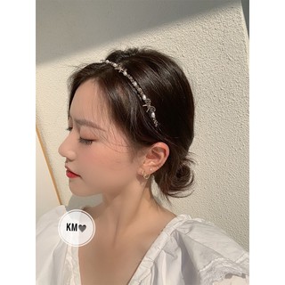 Phụ kiện tóc ❤️ Cài tóc nơ đá nhỏ xinh , bờm tóc nhơ nhỏ , bờm hottrend