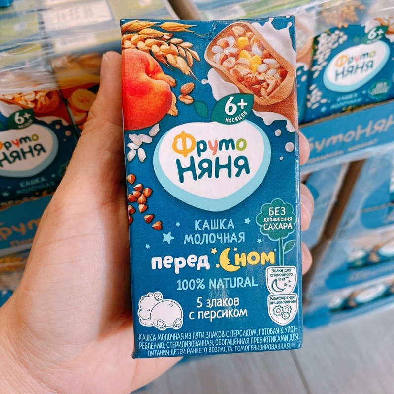 Sữa Tăng Cân Đêm Fruto Nga Cho Bé 6m+