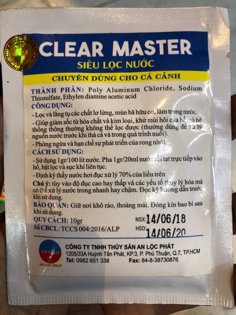 CLEAR MASTER - Siêu lọc nước