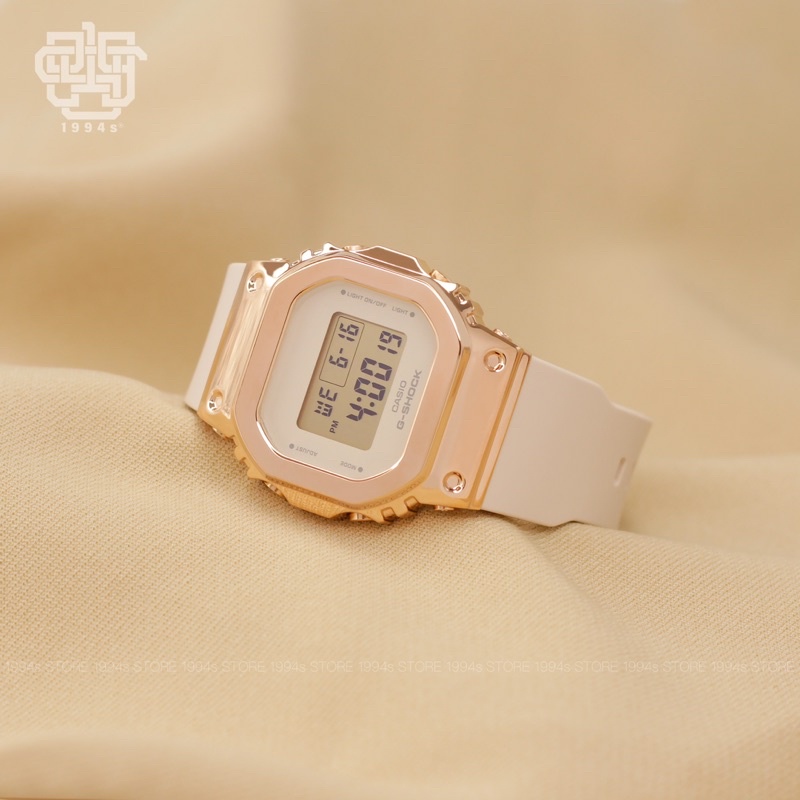 Đồng hồ nữ Casio G-SHOCK S GM-S5600 / GM-S5600PG-4A chống va đập chính hãng