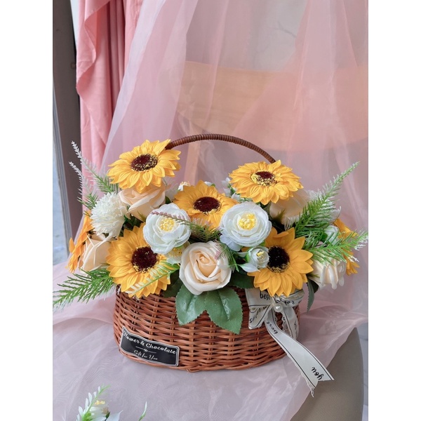 Rỏ hoa hướng dương siêu xinh tặng 20/11