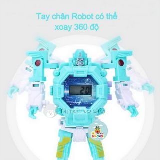 Đồ chơi cho bé học xem giờ hình robot
