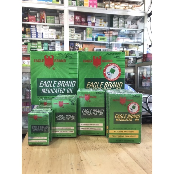 Dầu Xanh Con Ó  Đủ kích cỡ