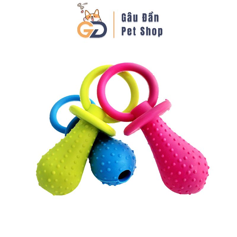 Đồ Chơi Thú Cưng - Núm Vú Giả Có Chuông Kêu Cho Chó Mèo