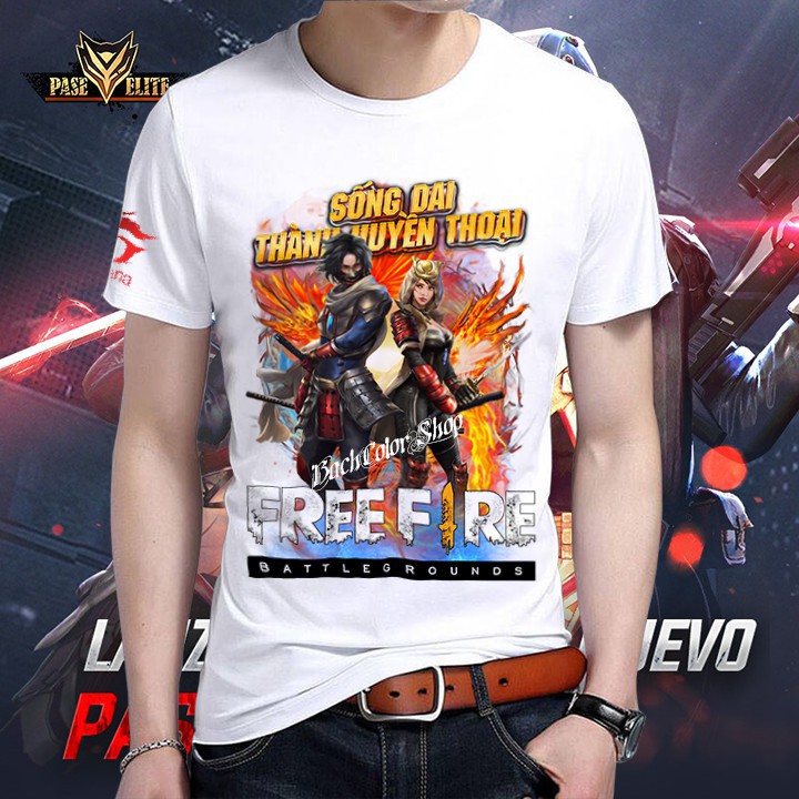 Áo Thun Nam Free Fire Samurai T