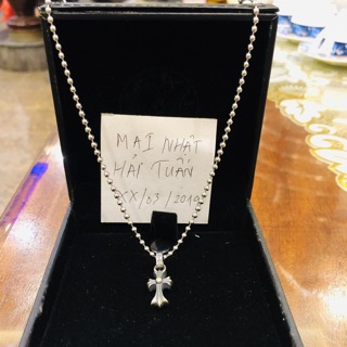 Dây chuyền bạc chrome hearts
