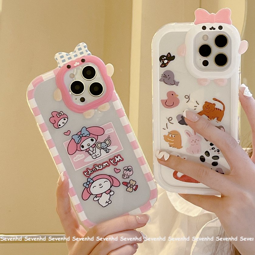Ốp Điện Thoại Dẻo Họa Tiết Hoạt Hình Quái Vật Dễ Thương Cho iPhone 14 13 12 11 Pro Max Xs Max Xr X 7 8 6 6s Plus