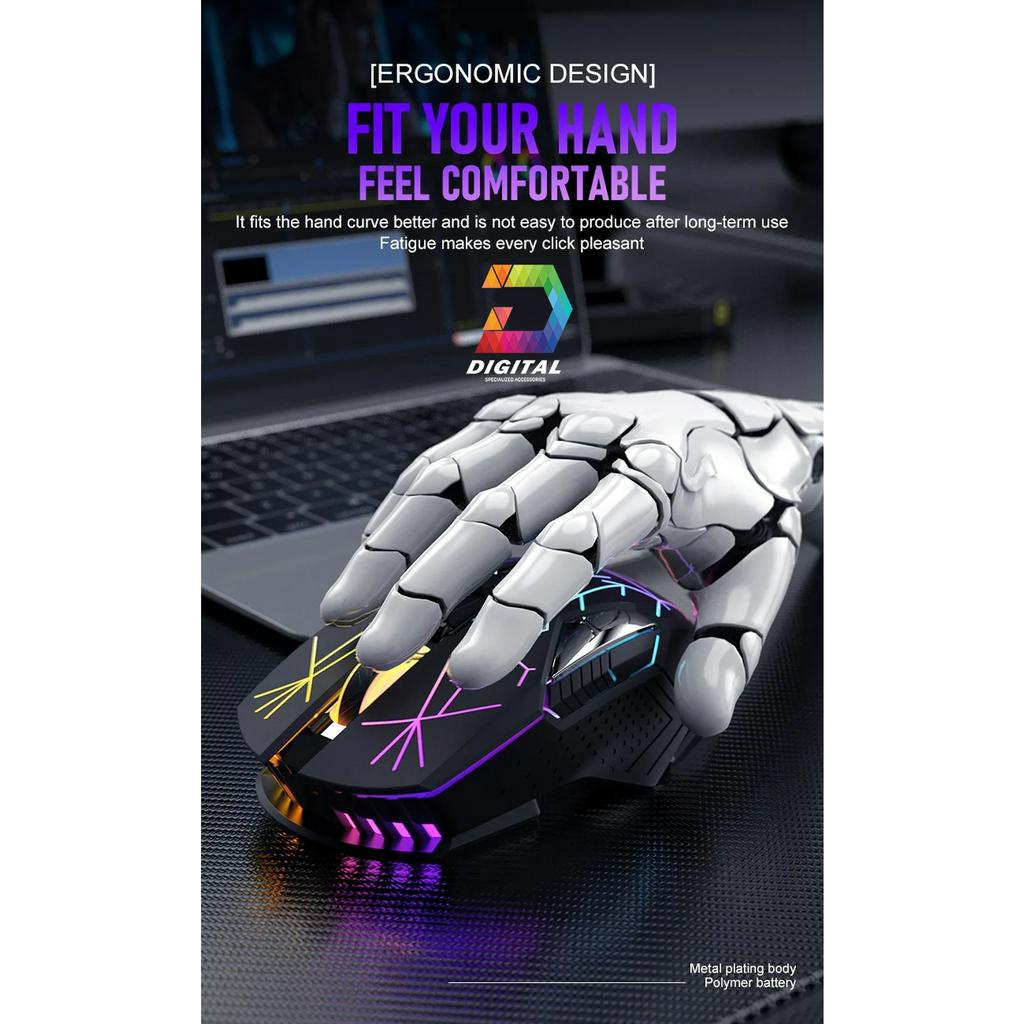 Chuột Không Dây Pin Sạc Gaming X18 Chính Hãng