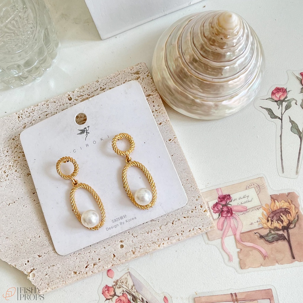 Set Sticker Hoa Phong Cách Vintage Trang Trí Sổ Bullet Journal Phụ Kiện Chụp Ảnh