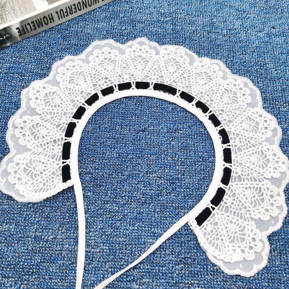 Cổ Áo Sơ Mi Giả Thêu Ren Có Thể Tháo Rời Thời Trang