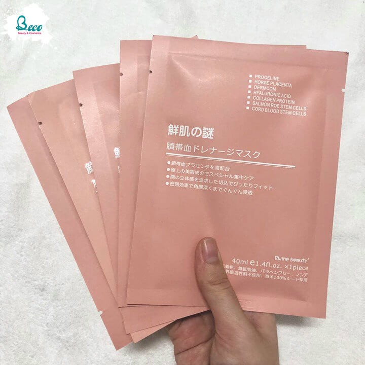 [Mã SKAMLTSM9 giảm 10% đơn 99K] Mặt Nạ Nhau Thai Tế Bào Gốc Rwine Beauty Stem Cell Placenta Mask