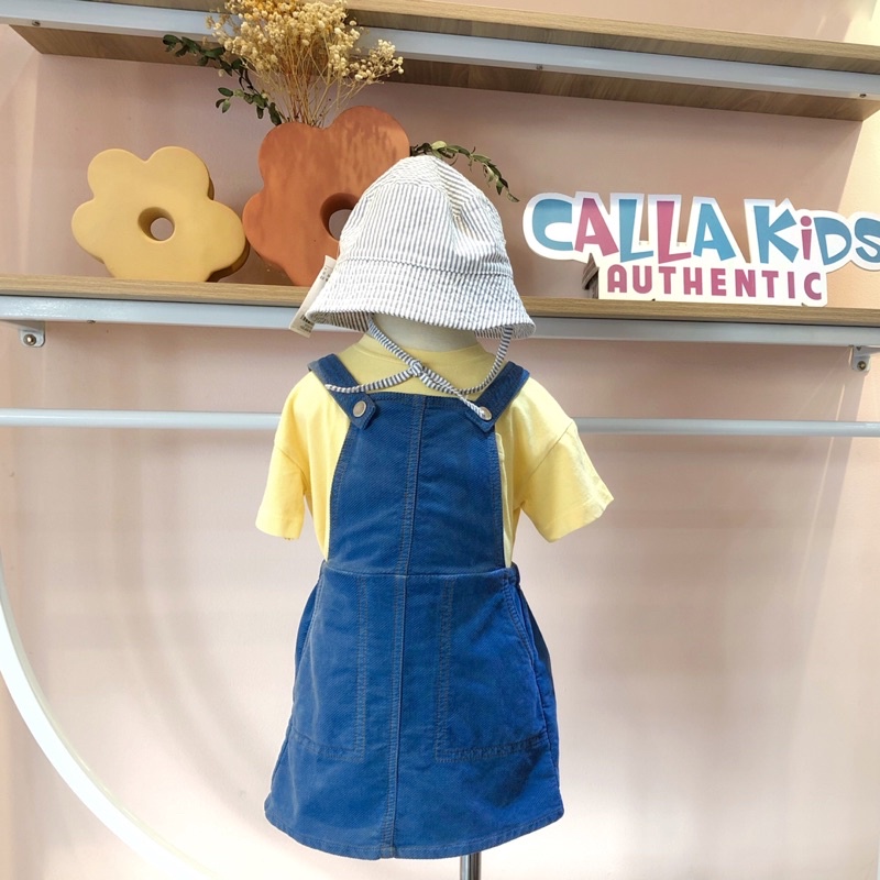 Váy yếm xanh ZARA