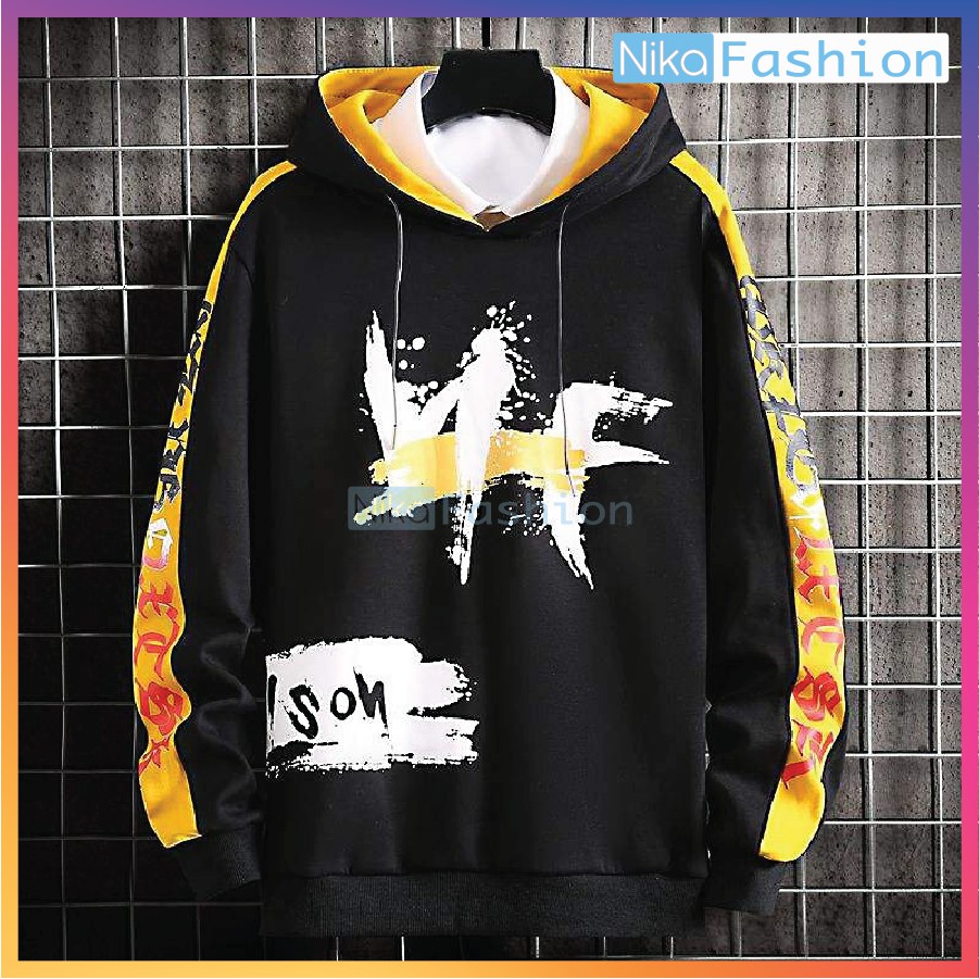 Nikafashion Áo Hoodie Nón Unisex Nam Nữ Chất Vải Nỉ Freesize 1 kích cỡ Form Dáng Rộng Dưới 65kg Mặc Đẹp N.F | BigBuy360 - bigbuy360.vn