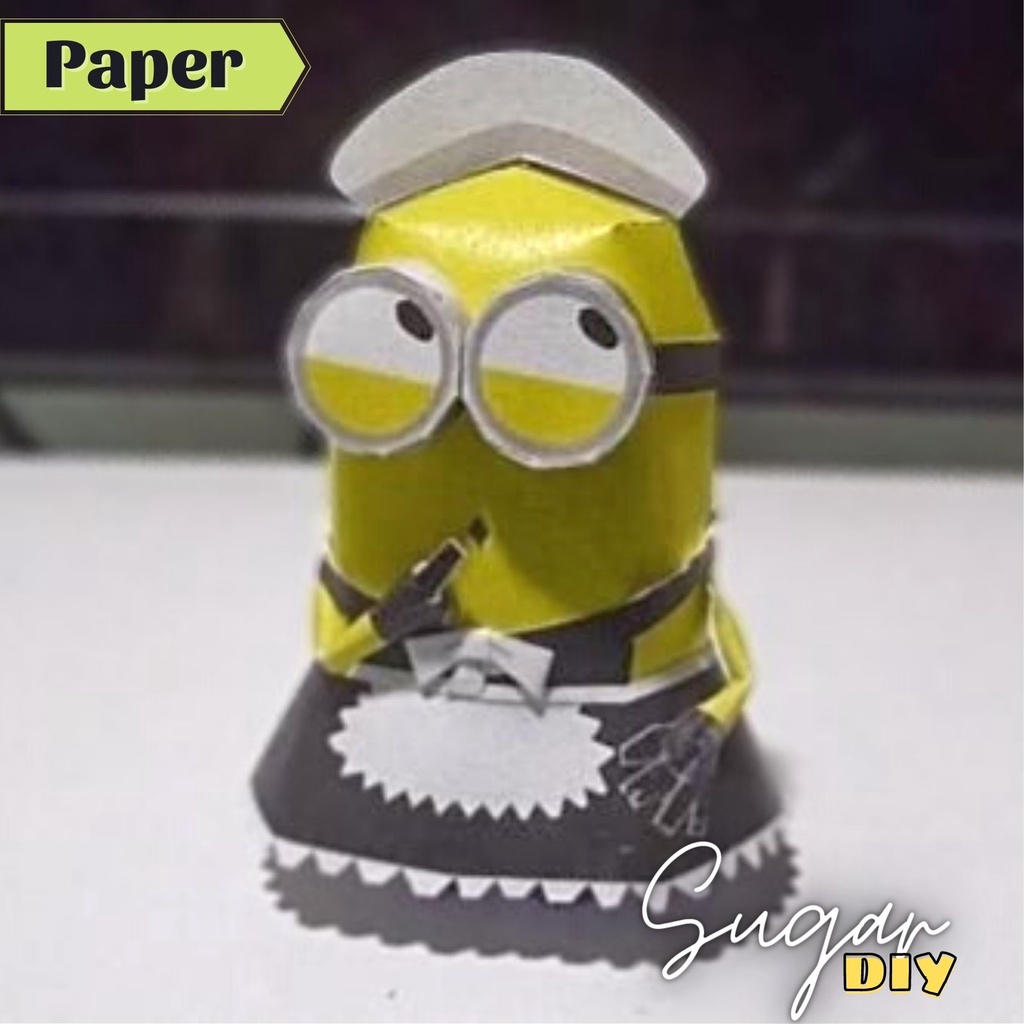 Minion - Mô hình giấy DIY có màu