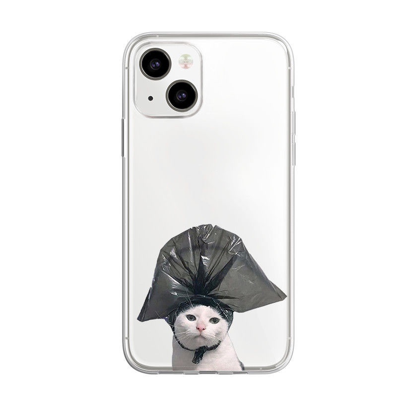 Ốp Điện Thoại Hình Mèo Chống Sốc Cho Iphone 13 Pro 11 Pro Max Xr 6s 7 8 Plus 12 Mini 14 Pro Xs Max