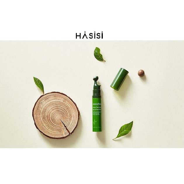 THANH LĂN DƯỠNG MẮT &amp; DA MẶT INNISFREE GREEN TEA SEED EYE &amp; FACE BALL (10ml)