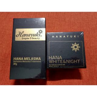 Date 2022- bộ đôi trị nám dưỡng trắng- serum nám và kem đêm hanayuki
