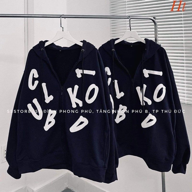 Áo khoác nỉ cotton CLUB HT12