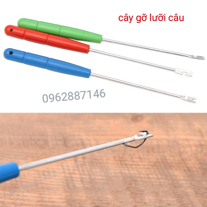 cây gỡ lưỡi câu que gỡ xiên dây câu cá cao cấp