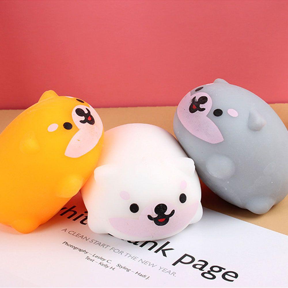 YVE Đồ Chơi Con Quay Hình Chó Shiba Inu Dễ Thương