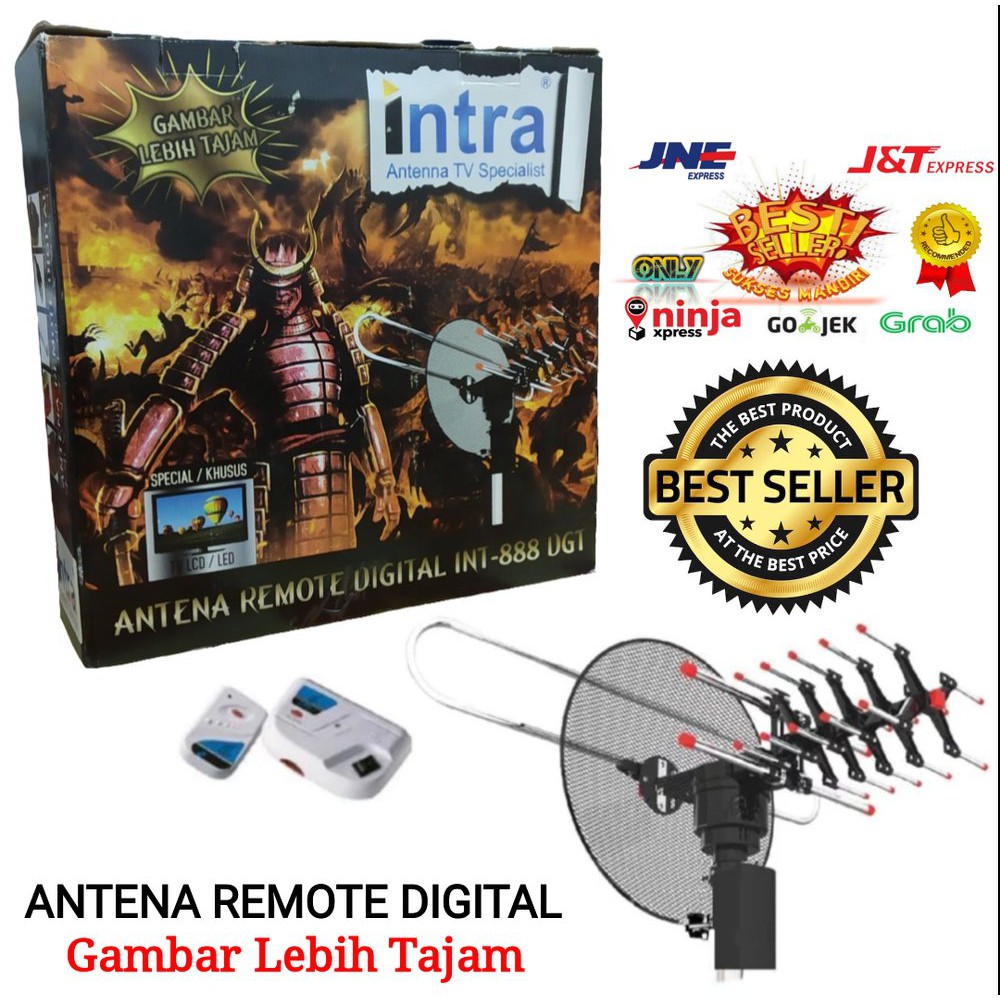 Anten Intra Int-888 Kèm Điều Khiển Từ Xa + Cáp Tăng Cường + Tốc Độ