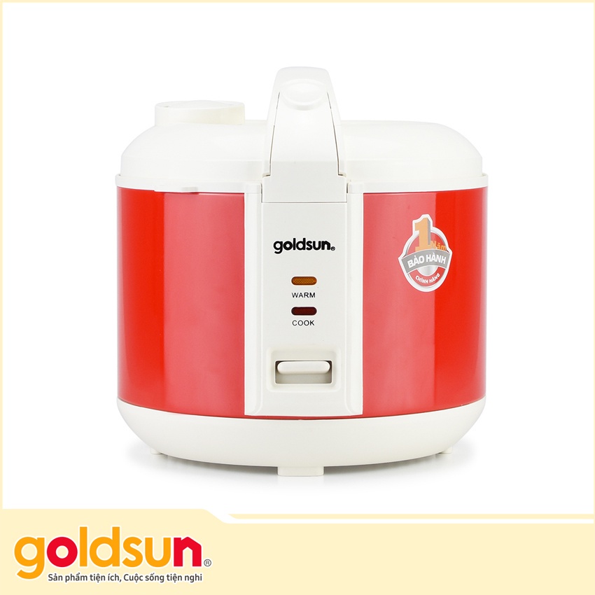 Nồi cơm điện , Nồi cơm cơ Goldsun CB3202 - Dung tích 1.2 Lít - Bảo hành 12 tháng