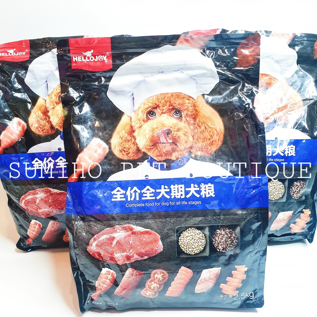 Hạt hữu cơ cho chó Hello Joy đặc biệt dành cho chó kén ăn (Túi 500g)