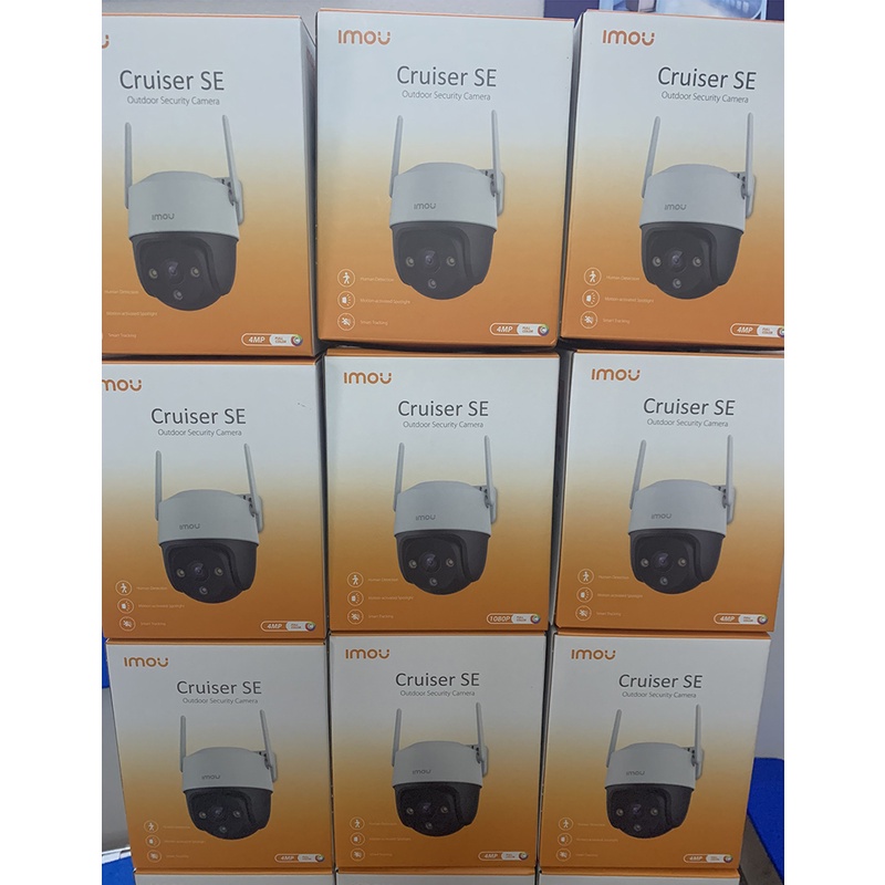 Camera IMOU IP Wifi ngoài trời S21FP 2MB, S41FP 4MB 2K Màu Đêm, xoay 360 - Chính hãng