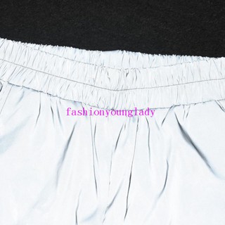 Quần jogger phong cách đường phản quang cho nữ