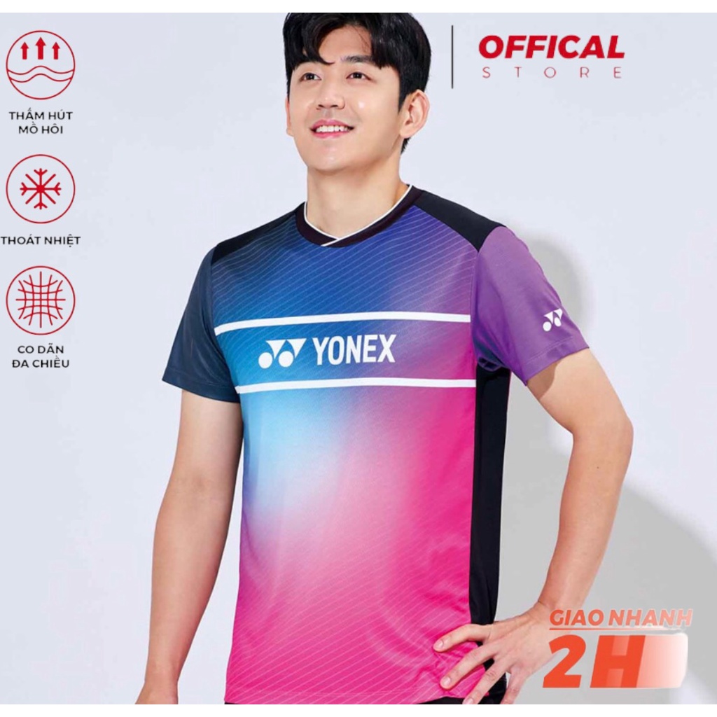 Áo Cầu Lông Yonex Lee Yong Dae Chuyên Nghiệp Mới Nhất Mùa Giải 2022 Dùng Trong Tập Luyện Và Thi Đấu Cầu Lông