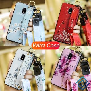 Ốp điện thoại TPU gắn dây đeo cổ tay cho Samsung Galaxy J3 J5 J7 Pro 2017 2016