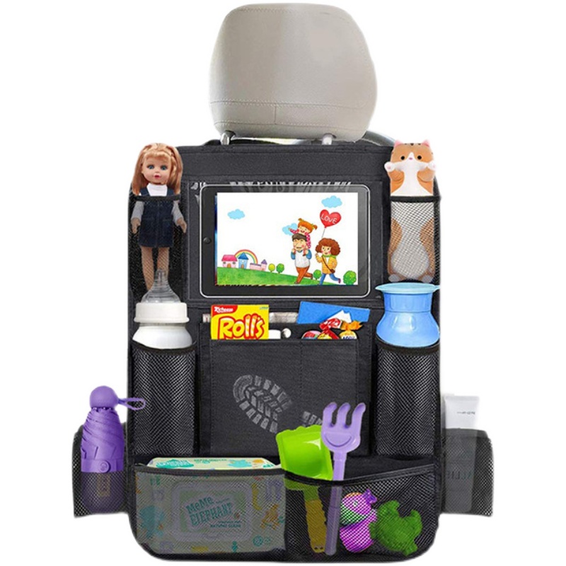 Túi Đựng Máy Tính Bảng Gắn Sau Lưng Ghế Xe Hơi Có Thể Chạm Màn Hình Cảm Ứng