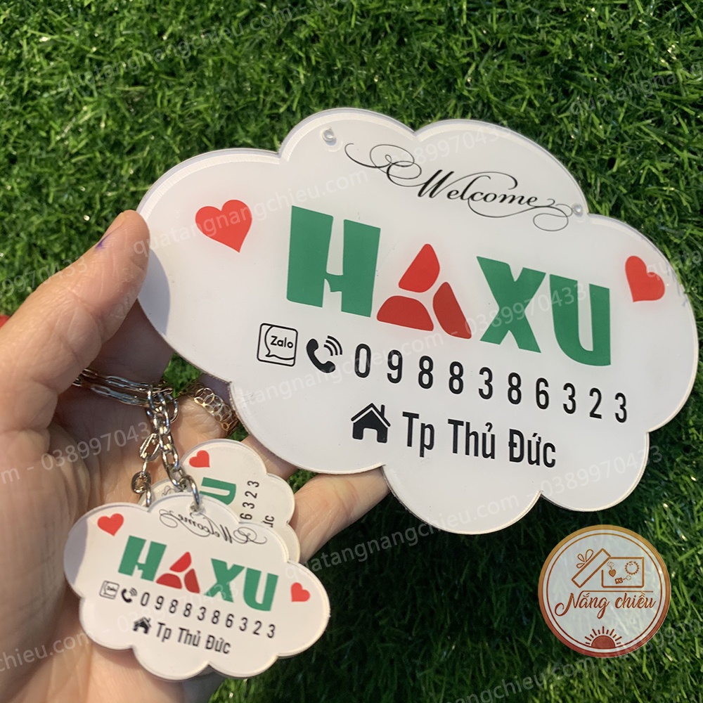 Bảng hiệu giá rẻ, biển hiệu tên shop, định vị thương hiệu, GIÁ XƯỞNG, combo móc và bảng