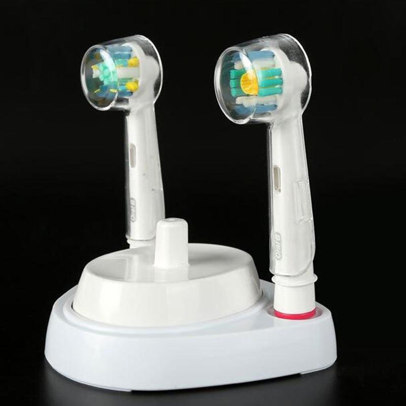 Giá Đỡ Treo Bàn Chải Điện Chống Nước Không Khoan Đục Tường Và Nắp Đậy Đầu Bàn Chải Điện Chống Khuẩn Nhựa Cao Cấp
