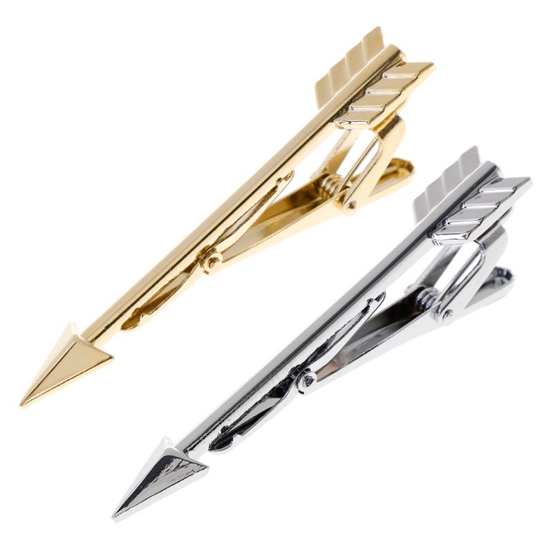 Kẹp Cà Vạt Màu Vàng / Bạc Thời Trang Công Sở Cho Nam