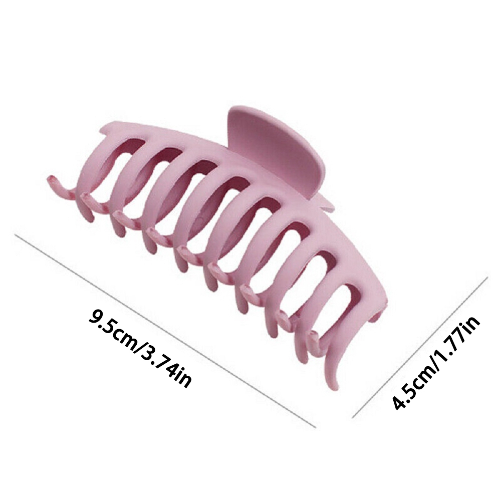 Kẹp Tóc Nhựa Acrylic Màu Trơn Thời Trang Cho Nữ