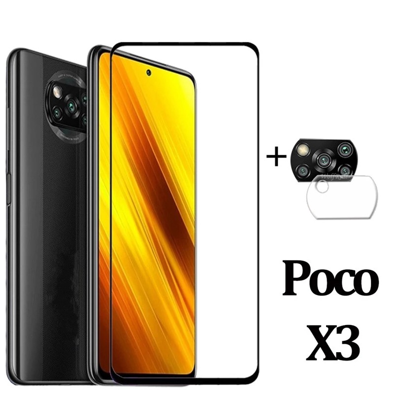 Set 2 Kính Cường Lực Cao Cấp Cho Điện Thoại Xiaomi Poco X3