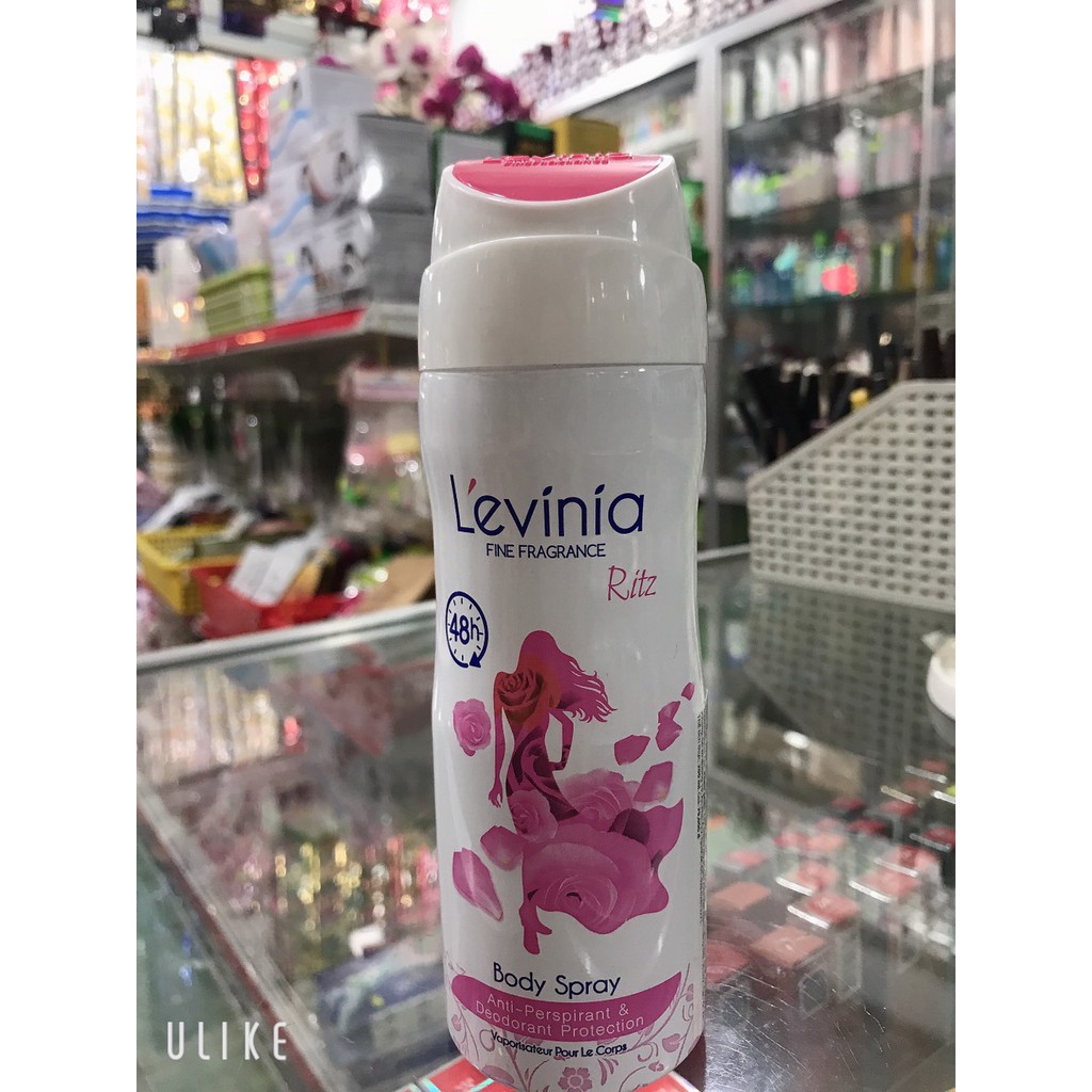 xịt khử mùi toàn thân LEVINIA 200ML [ chuẩn công ty100%]