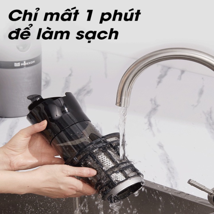 Máy ép chậm trái cây, hoa quả, rau củ nhãn hiệu Mokkom MK-199 - BẢO HÀNH 12 THÁNG