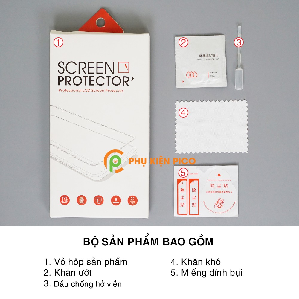 Kính cường lực Reno 4 / Reno 3 / Reno 2 full màn hình viền đen siêu mỏng - Dán màn hình Oppo Reno 4